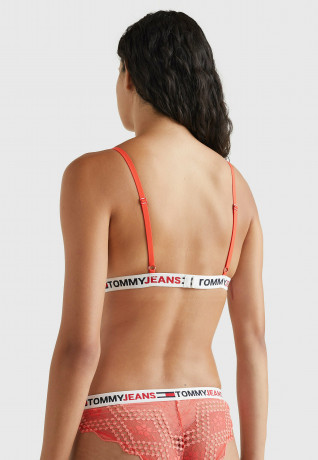 Tommy Hilfiger UNLINED Triangle bra bright vermillion UNLINED Бюстгальтер с треугольными чашечками ярко-красный