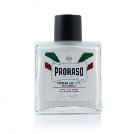 PRORASO White After Shave Balm Green Tea & Oatmeal 100ml  White Бальзам после бритья Зеленый чай и овсянка 100мл