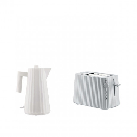 Alessi Alessi Wasserkocher Set Toaster + Wasserkocher Plisse Farbwahl Grun Alessi Kettle Set Тостер + Чайник Plisse — Цвет на выбор