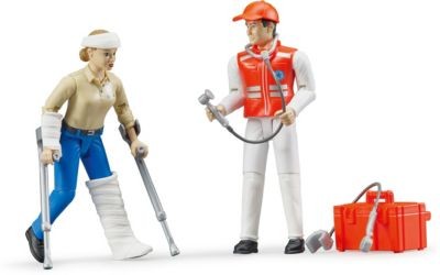 Bruder BRUDER 62710 bworld Rettungsdienst Figurenset BRUDER 62710 Набор фигурок спасательной службы bworld