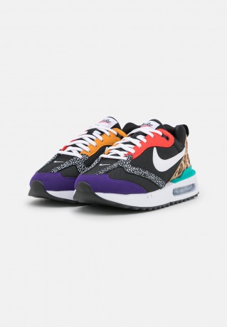 Nike Sportswear AIR MAX DAWN SE Sneaker low black/white/habanero red/electro purple/light curry/washed teal AIR MAX DAWN SE Низкие кроссовки женские черный/белый/красный хабанеро/фиолетовый электро/светлое карри/бирюзовый