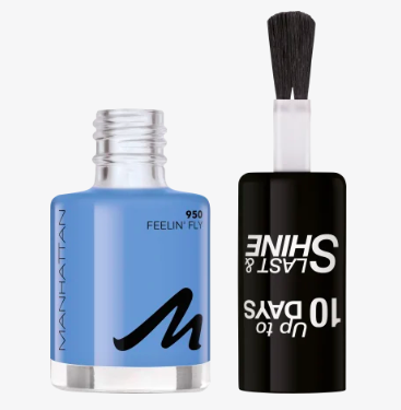 Лак для ногтей Manhattan Cosmetics Nagellack Last & Shine Feelin' Fly 950, 8 ml