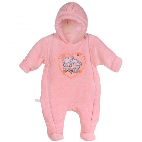 La Bortini Baby Overall Wagenanzug mit Kapuze Outdoor-Overalls fur Madchen Детский комбинезон для детской коляски с капюшоном уличный комбинезон для девочек