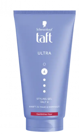 Schwarzkopf Taft Styling Gel Ultra Haltegrad 4 starker Halt, Тафт Гель для волос на 72 часа, 150 мл