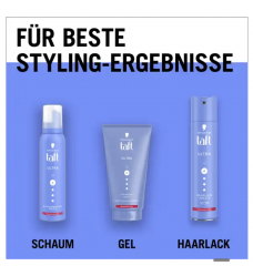 Schwarzkopf Taft Styling Gel Ultra Haltegrad 4 starker Halt, Тафт Гель для волос на 72 часа, 150 мл