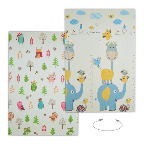 relaxdays Puzzlematte Duo: Eule \/ Elefanten Коврик-пазл дуэт: сова/слоны