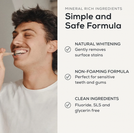 Georganics Mineral Toothpaste Activated Charcoal, 60 ml Зубная паста с активированным углем, отбеливающая, без фтора, без SLS, с кокосовым маслом, натуральная, 60 мл