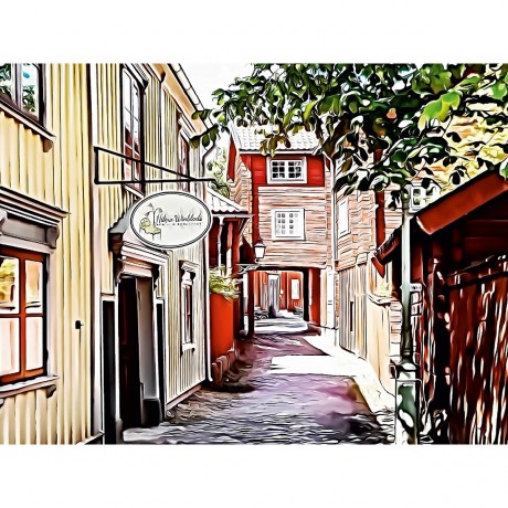 CALVENDO Puzzle CALVENDO Puzzle Schwedengasse Пазл CALVENDO Puzzle Schwedengasse