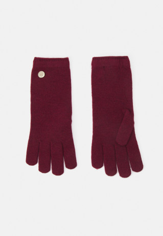 Tommy Hilfiger ELEVATED GLOVES Gloves rouge ПОВЫШЕННЫЕ ПЕРЧАТКИ Перчатки румяна