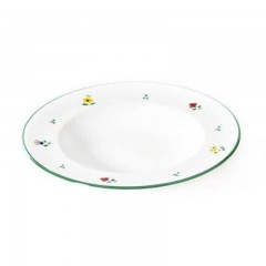 Gmundner Keramik Gmundner Keramik Streublumen Suppenteller Gourmet 24 cm Суповая тарелка Gmundner керамическая с цветочным орнаментом Gourmet 24 см