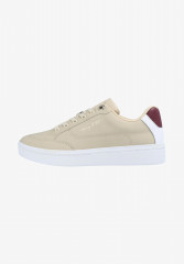 Tommy Hilfiger ESSENTIAL TH COURT Trainers beige ESSENTIAL TH COURT Кроссовки бежевый