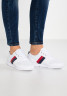 Tommy Hilfiger LIGHTWEIGHT LEATHER SNEAKER Trainers red/white/blue  ЛЕГКИЕ КОЖАНЫЕ КРОССОВКИ Кроссовки красный/белый/синий