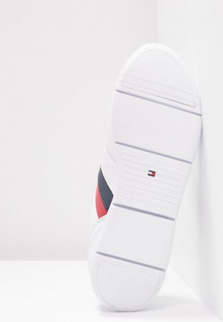 Tommy Hilfiger LIGHTWEIGHT LEATHER SNEAKER Trainers red/white/blue  ЛЕГКИЕ КОЖАНЫЕ КРОССОВКИ Кроссовки красный/белый/синий