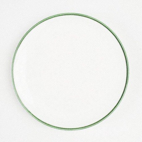 Gmundner Keramik Gmundner Keramik Gruner Rand Speiseteller Cup 25 cm Обеденная чашка Gmundner Ceramics с зеленым ободком, 25 см