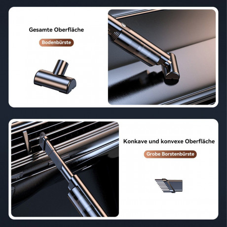 DOPWii DOPWii Akku-Handstaubsauger 6000Pa Handsauger Kabellos Tragbar Staubsauger,Fur Auto Zuhause, beutellos Schwarz Беспроводной ручной пылесос DOPWii, рчной пылесос 6000Pa, беспроводной, портативный пылесос, для автомобиля, дома, без мешка