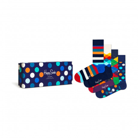Happy Socks Socken #x27;4-Pack Multi-Color Socks Gift Set#x27; 36-40 носки #x27;подарочный набор из 4 разноцветных носков#x27;