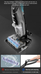 LIECTROUX LIECTROUX Akku-Handstaubsauger Stabstaubsauger mit Wischfunktion iE Pro, 250,00 W, Beutellos, Smart LED Display, UV Sterilisation, gleichzeitig Saugen + Wischen  Беспроводной ручной пылесос LIECTROUX пылесос с функцией вытирания iE Pro, 250,00 В