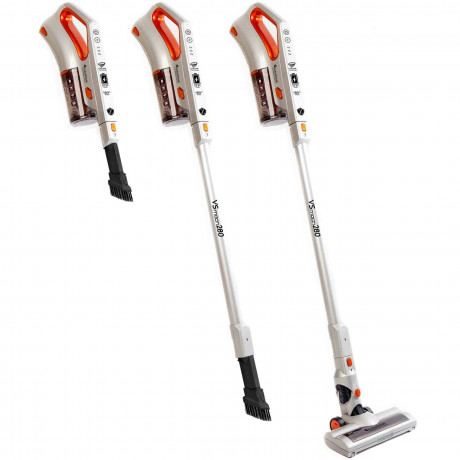 TurboTronic by Z-Line TurboTronic by Z-Line Akku-Hand-und Stielstaubsauger 22.2 V LI-ION Multi-Zyklon Akku Sauger, 180 W, beutellos, Stiel Staubsauger Bodenburste rot Беспроводной ручной и стержневой пылесос TurboTronic by Z-Line Многоциклонный LI-ION бес