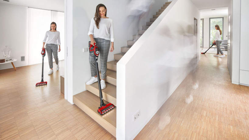 BOSCH BOSCH Akku-Stielstaubsauger BCS8224PET Unlimited Serie 8 Gen2, beutellos, Ideal fur Haustierbesitzer, rot/schwarz Беспроводной пылесос BOSCH BCS8224PET Unlimited Series 8 Gen2, без мешка, идеально подходит для владельцев домашних животных, красный/