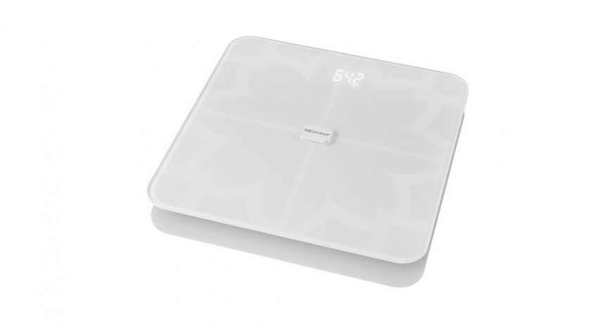 Medisana Medisana connect Korperanalysewaage BS 450 weiss weiss Весы для анализа тела Medisana Connect BS 450 белые