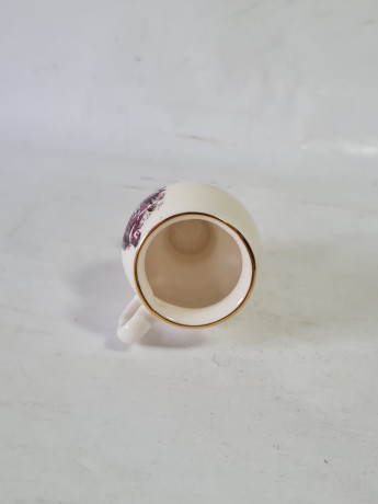 Чашки винтажные Carlsbad с видами Карловых Вар, фарфор, 2 шт., 6 x 6 см, Чехия, 1960-70гг.