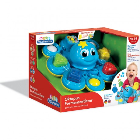 Clementoni Baby Clementoni Oktopus Formsortierer Сортировщик формы осьминога Baby Clementoni