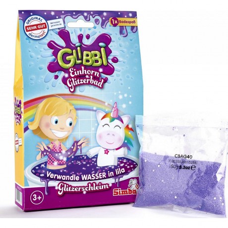 Simba Glibbi Einhorn Glitzerbad Блестящая ванна с единорогом Glibbi