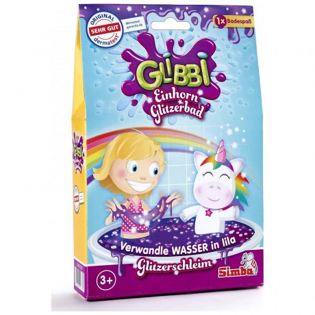 Simba Glibbi Einhorn Glitzerbad Блестящая ванна с единорогом Glibbi