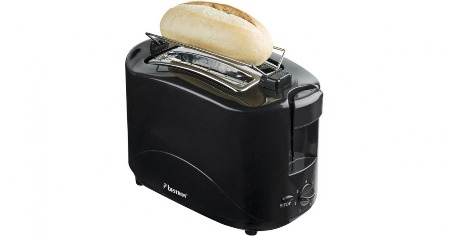 Bestron Bestron Toaster AYT600Z schwarz, 750 Watt, fur 2 Scheiben Toast schwarz Тостер Bestron AYT600Z черный, 750 Вт, на 2 ломтика тостов