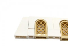 LEGO LEGO MOC Mittelalter Fenster Mauer Ritter Burg - weiss beige - 19 Teile - neu Рыцарский замок средневековой оконной стены LEGO MOC - белый бежевый - 19 деталей - новый