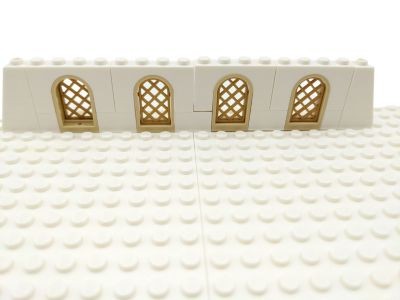 LEGO LEGO MOC Mittelalter Fenster Mauer Ritter Burg - weiss beige - 19 Teile - neu Рыцарский замок средневековой оконной стены LEGO MOC - белый бежевый - 19 деталей - новый