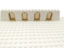 LEGO LEGO MOC Mittelalter Fenster Mauer Ritter Burg - weiss beige - 19 Teile - neu Рыцарский замок средневековой оконной стены LEGO MOC - белый бежевый - 19 деталей - новый