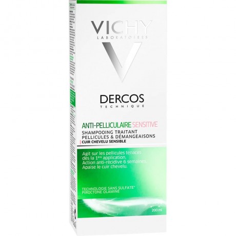 Vichy DERCOS Anti-Schuppen sensitive Shampoo  DERCOS шампунь против перхоти для чувствительной кожи