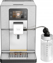 Krups Krups Kaffeevollautomat EA877D Intuition Experience+, 21 Heiss- und Kaltgetranke-Spezialitaten, gerauscharm, Farb-Touchscreen  Полностью автоматическая кофемашина Krups EA877D Intuition Experience+, 21 вид горячих и холодных напитков, низкий уровень