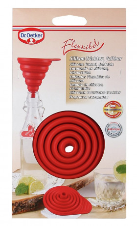 Dr. Oetker Dr. Oetker Silikon-Trichter rot Доктор Силиконовая воронка Эткера