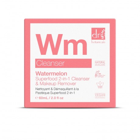 Dr Botanicals Watermelon Superfood 2-in-1 Cleanser & Makeup Remover  Очищающее средство и средство для снятия макияжа 2-в-1 с арбузным суперфудом