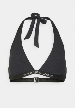 Tommy Hilfiger HALTER TRIANGLE  Bikini top black HALTER TRIANGLE лиф бикини черный