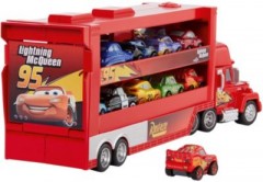 Mattel Disney Pixar Cars Mini Racer Transporter Mack (inkl. 1 Mini Racer) Disney Pixar Cars Mini Racer Transporter Mack (включая 1 мини-гонщик)