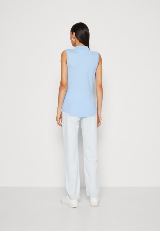 Tommy Hilfiger SLIM COLLAR DETAIL NS Polo shirt vessel blue SLIM COLLAR DETAIL NS Рубашка поло сосуд синий