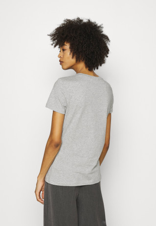 Tommy Hilfiger HERITAGE CREW NECK TEE Basic T-shirt light grey heather ФУТБОЛКА HERITAGE CREW NECK Базовая футболка светло-серый вереск