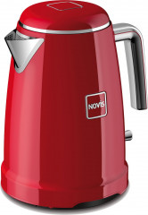 NOVIS NOVIS Wasserkocher K1 rot, 1,6 l, 2400 W, Metallgehause  Чайник NOVIS K1 красный, 1,6 л, 2400 Вт, металлический корпус