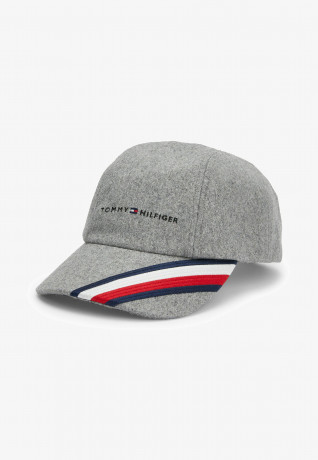 Tommy Hilfiger SIGNATURE TAPE  Cap mid grey heather ПОДПИСНАЯ ЛЕНТА Кепка средний серый вереск