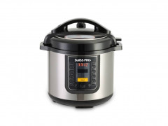 SWISS PRO+ SWISS PRO+ Multikocher Swiss Pro elektrischer Schnellkochtopf 6L 1000W Dampfgarer Reiskocher, 1000 W  Мультиварка SWISS PRO+ Электрическая скороварка Swiss Pro 6л 1000Вт рисоварка на пару, 1000Вт