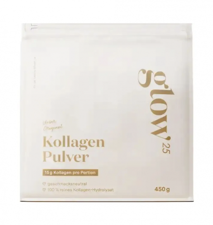 Glow Kollagen Pulver 450g, Коллаген, Германия, 450 г, 100% биоактивный гидролизат коллагена