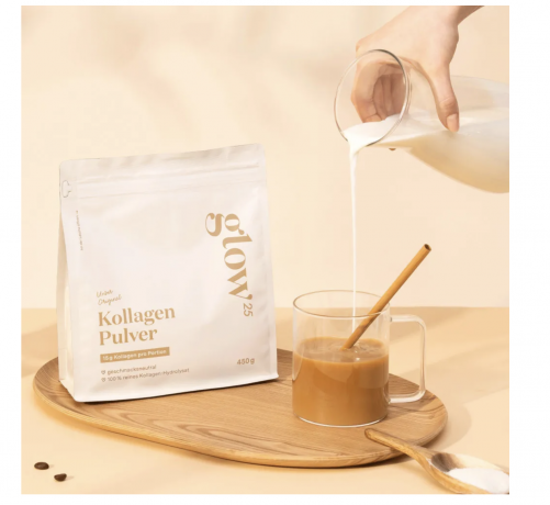 Glow Kollagen Pulver 450g, Коллаген, Германия, 450 г, 100% биоактивный гидролизат коллагена