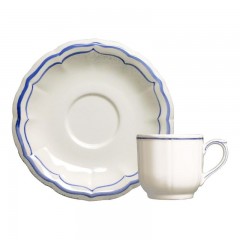 Gien Fayencerie Gien 'Filets Bleus' Mokka-/Espresso-Untertasse 14 cm Gien "Filets Bleus" Блюдце для мокко/эспрессо, 14 см