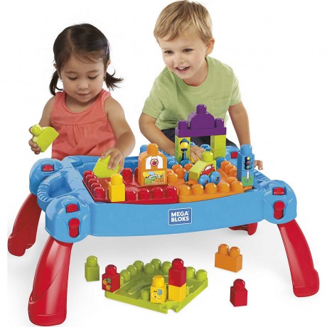 Mattel Mega Bloks Bau- und Spieltisch (30 Teile) Стол Mega Bloks Build and Play (30 шт.)