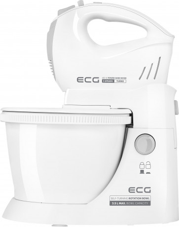 ECG ECG Handmixer RSM 4052, 400 W, Handmixer mit Drehschussel, Stander mit motorgetriebener Drehschale  Ручной миксер ЭКГ RSM 4052, 400 Вт, ручной миксер с вращающейся чашей, подставка с вращающейся чашей с электроприводом