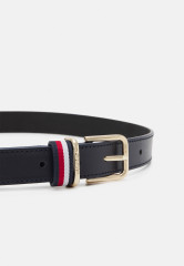 Tommy Hilfiger SQUARE BUCKLE SIGNATURE Belt desert sky ПОДПИСЬ С КВАДРАТНОЙ ПРЯЖКОЙ Ремень небо пустыни