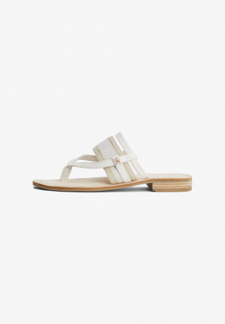 Tommy Hilfiger MULE T-bar sandals weathered white MULE Сандалии с T-образным ремешком выветрившийся белый